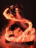 Tanjiro Water Breathing Mist Diffuser Figure – red glow with red mist | Demon Slayer