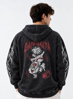 Rudo Red Rain – Hoodie – model shot | Gachiakuta