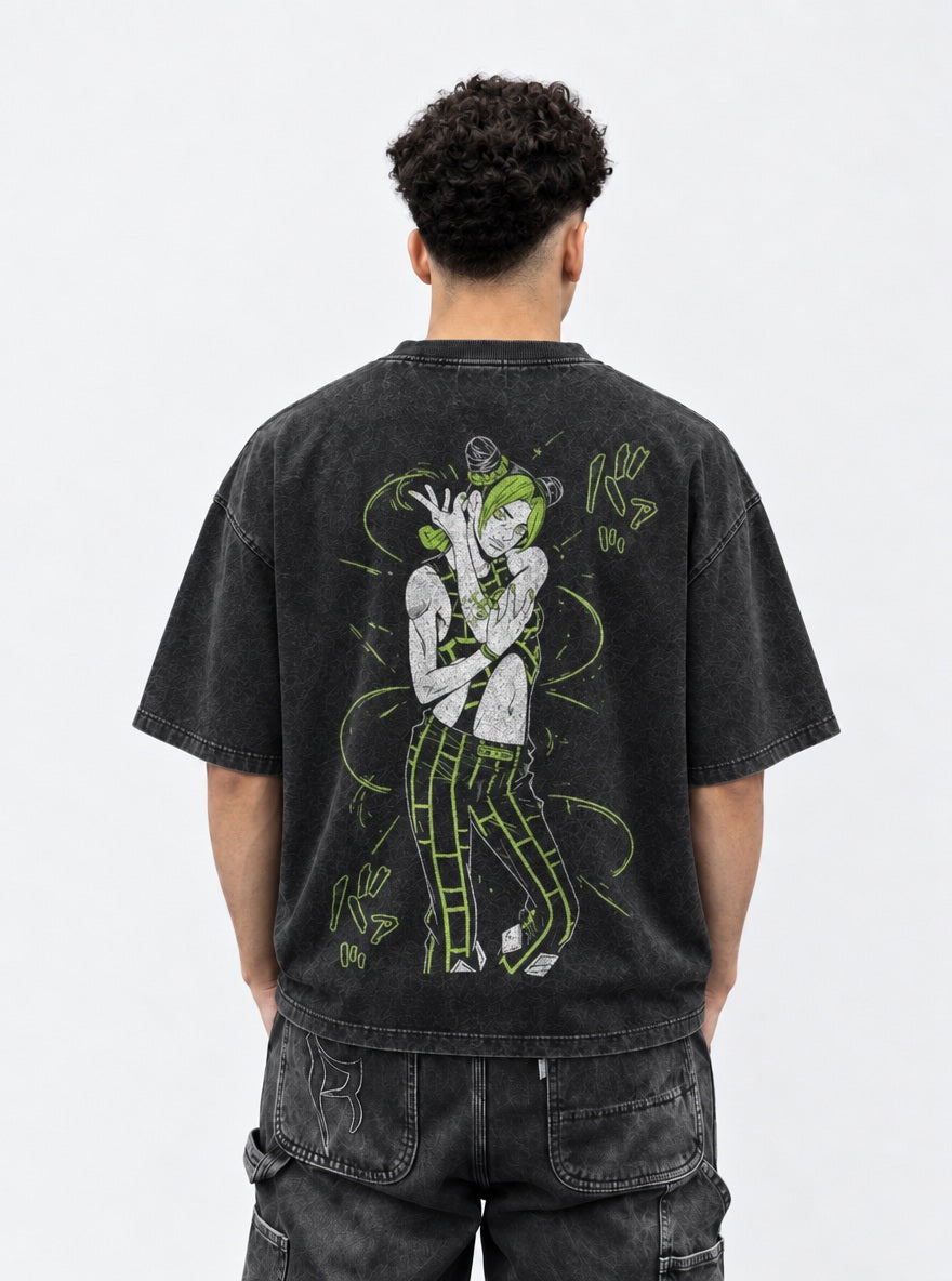 Jolyne Stone Free – T-Shirt – model shot | JoJo