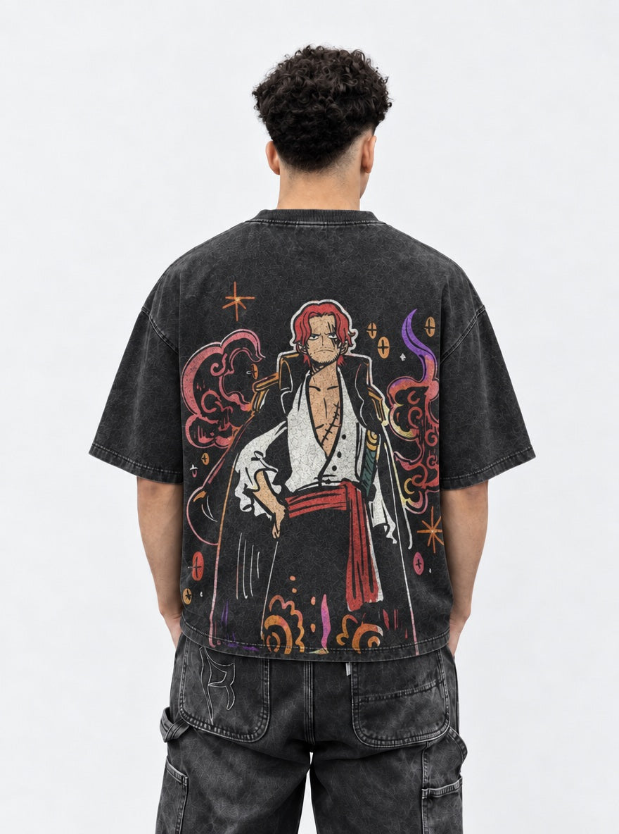 Red-Haired Shanks – T-Shirt – model shot | One Piece