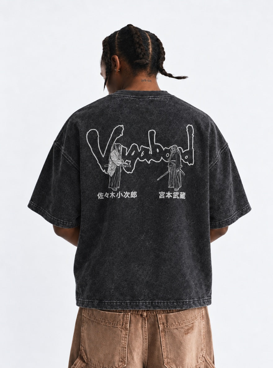 Kojiro & Musashi – T-Shirt – model shot | Vagabond