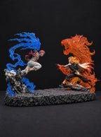 Akaza vs Rengoku Mist Diffuser Figure – left side view | Demon Slayer