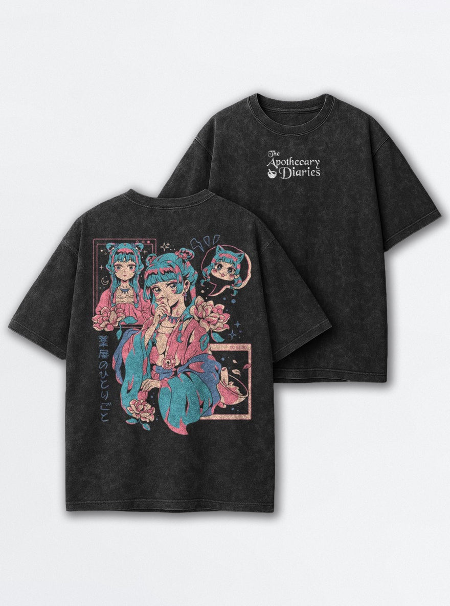 Maomao Lotus Gown – T-Shirt – mockup | Apothecary Diaries
