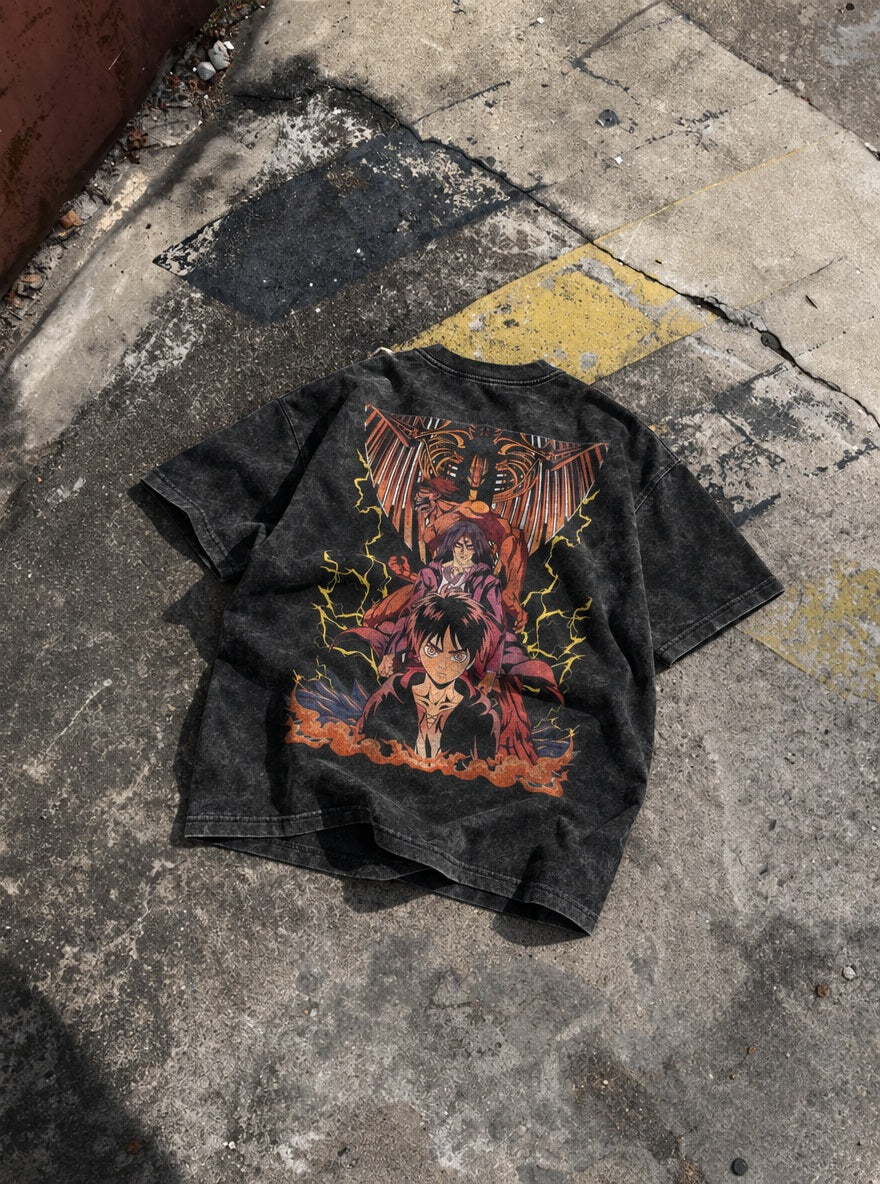 Founding Titan – T-Shirt – flat-lay | Attack on Titan
