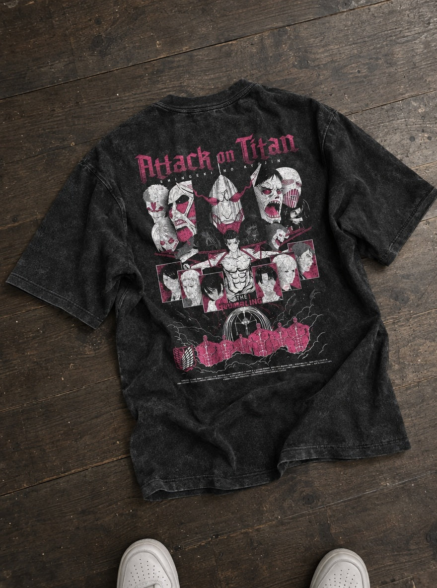 The Rumbling – T-Shirt – flat-lay | Attack on Titan