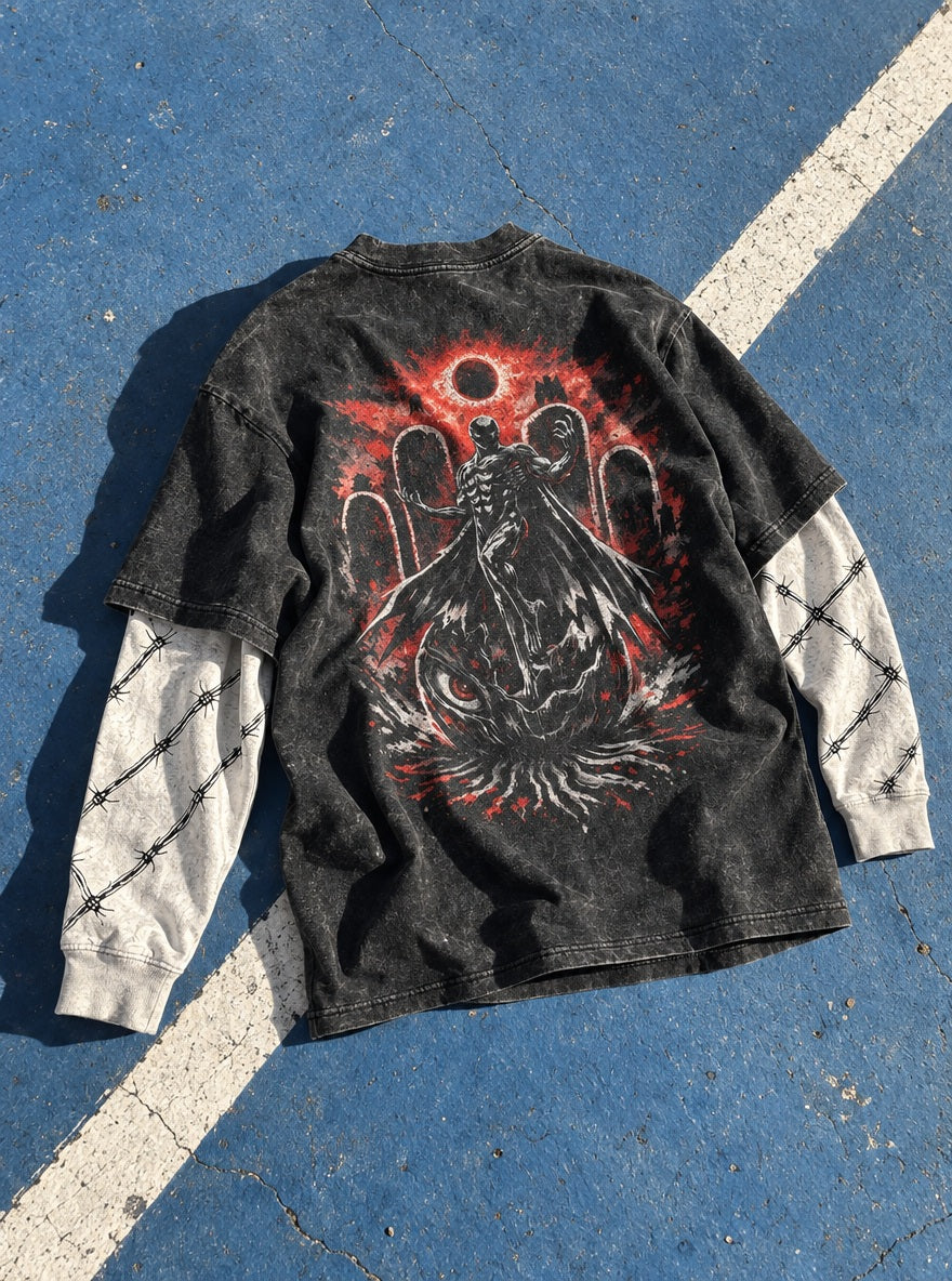 Femto Eclipse – Double Sleeves – flat-lay | Berserk