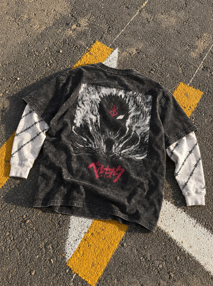 Branded Beast Panel – Double Sleeves – flat-lay | Berserk