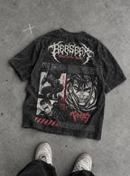 Guts Manga Collage – T-Shirt – flat-lay | Berserk
