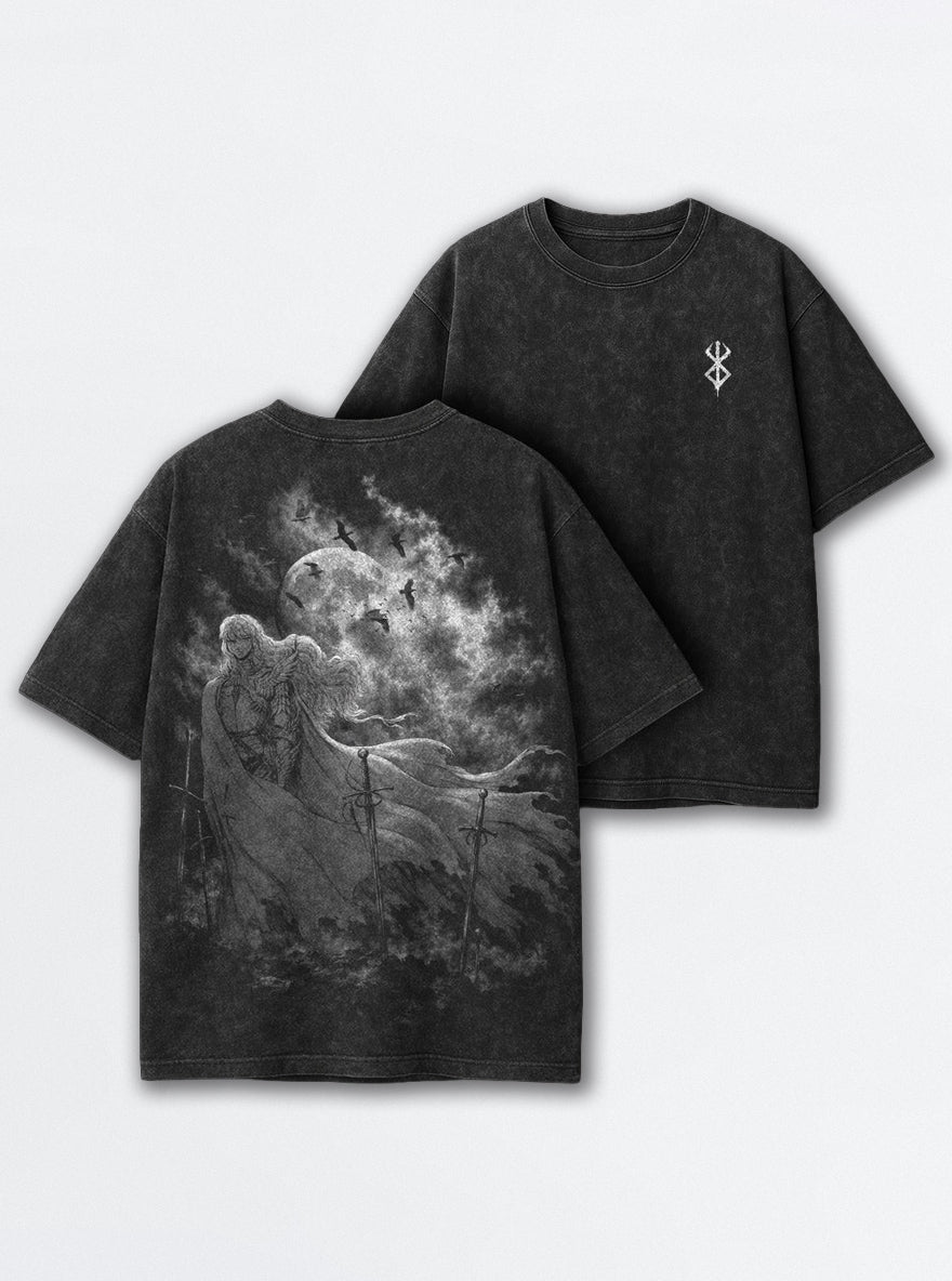 Moonlit Griffith – T-Shirt – mockup | Berserk