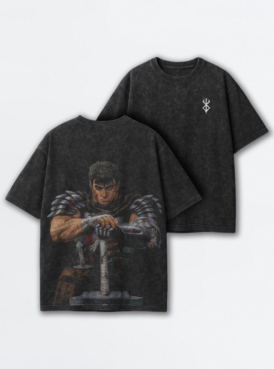 Guts Sword Vigil – T-Shirt – mockup | Berserk