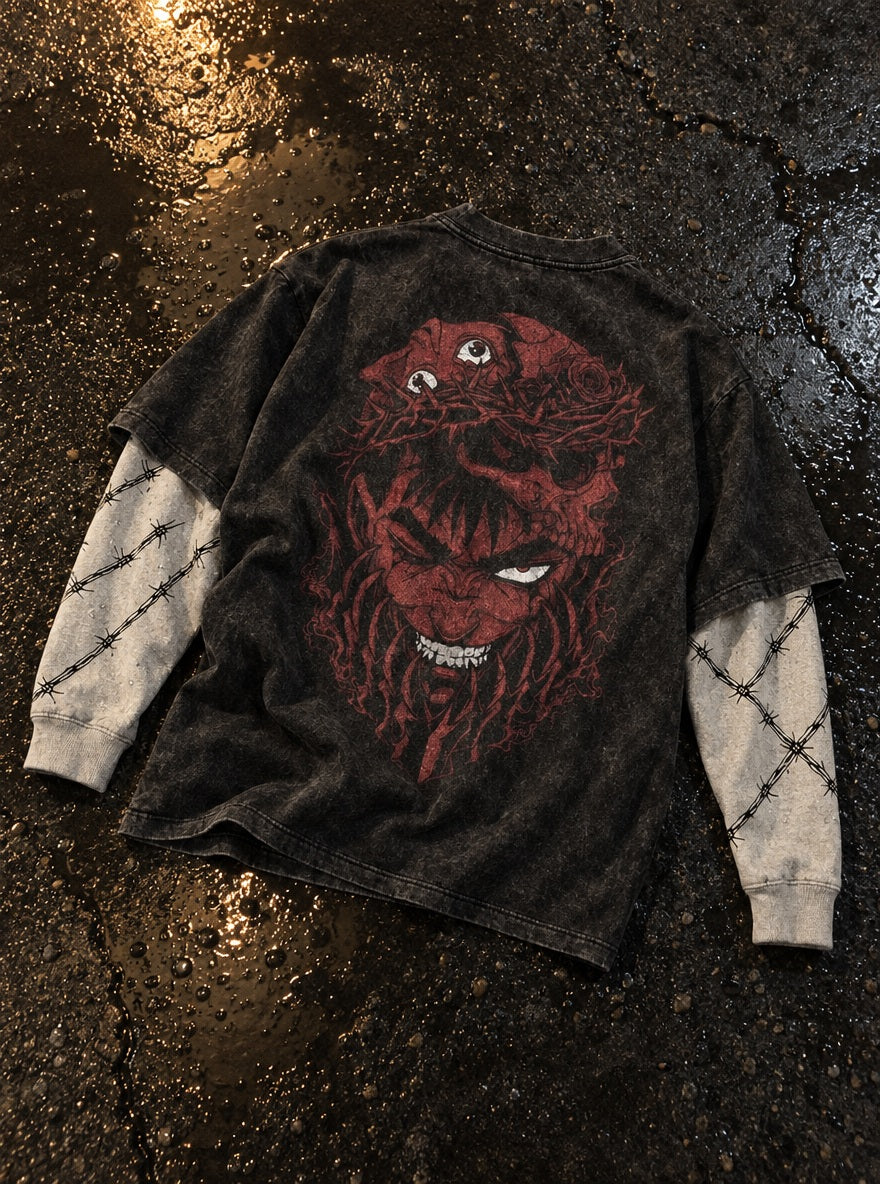 Thorn Crown Guts – Double Sleeves – flat-lay | Berserk