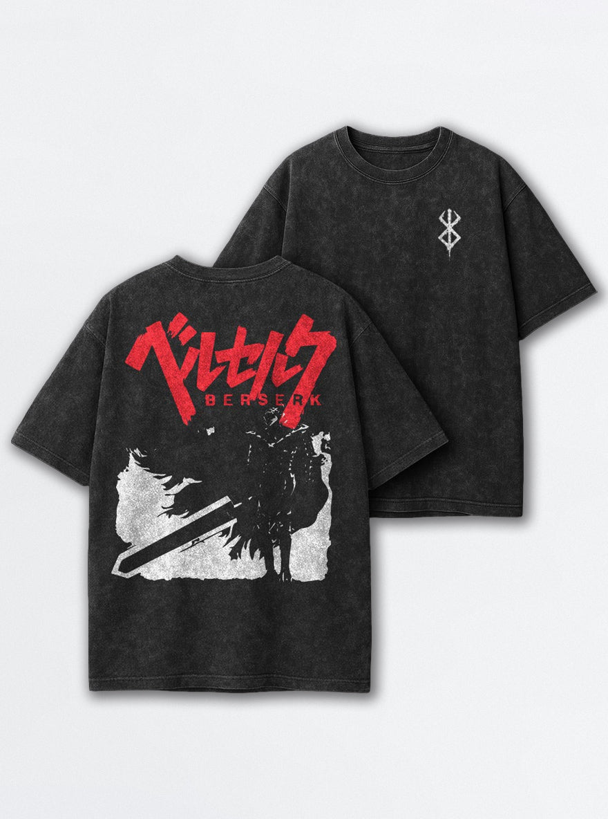 Guts Ink Silhouette – T-Shirt – mockup | Berserk