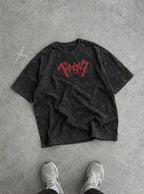 Red Katakana Logo – T-Shirt – flat-lay | Berserk