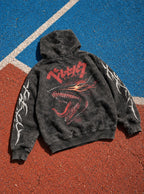 Red Berserker Maw – Hoodie – flat-lay | Berserk