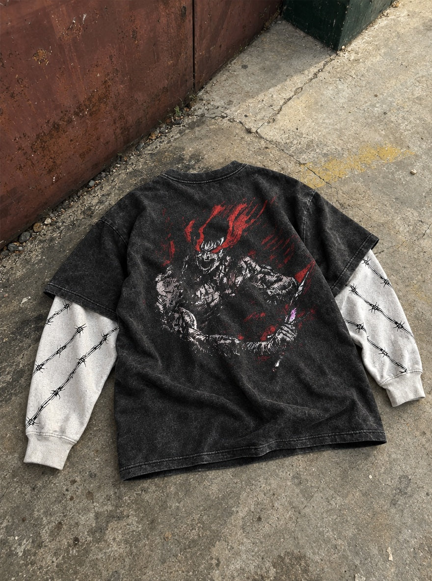Red Frenzy Berserker – Double Sleeves – flat-lay | Berserk