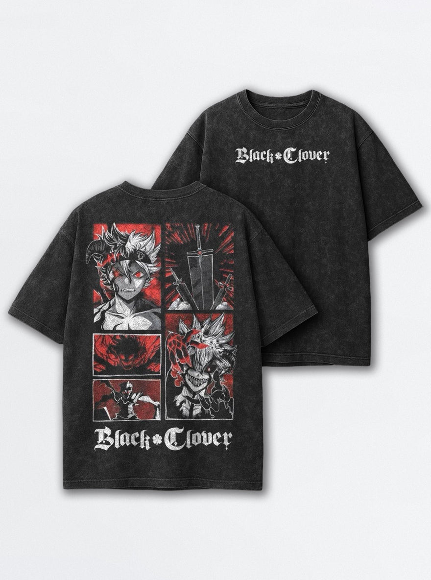 Asta Devil Panels – T-Shirt – mockup | Black Clover