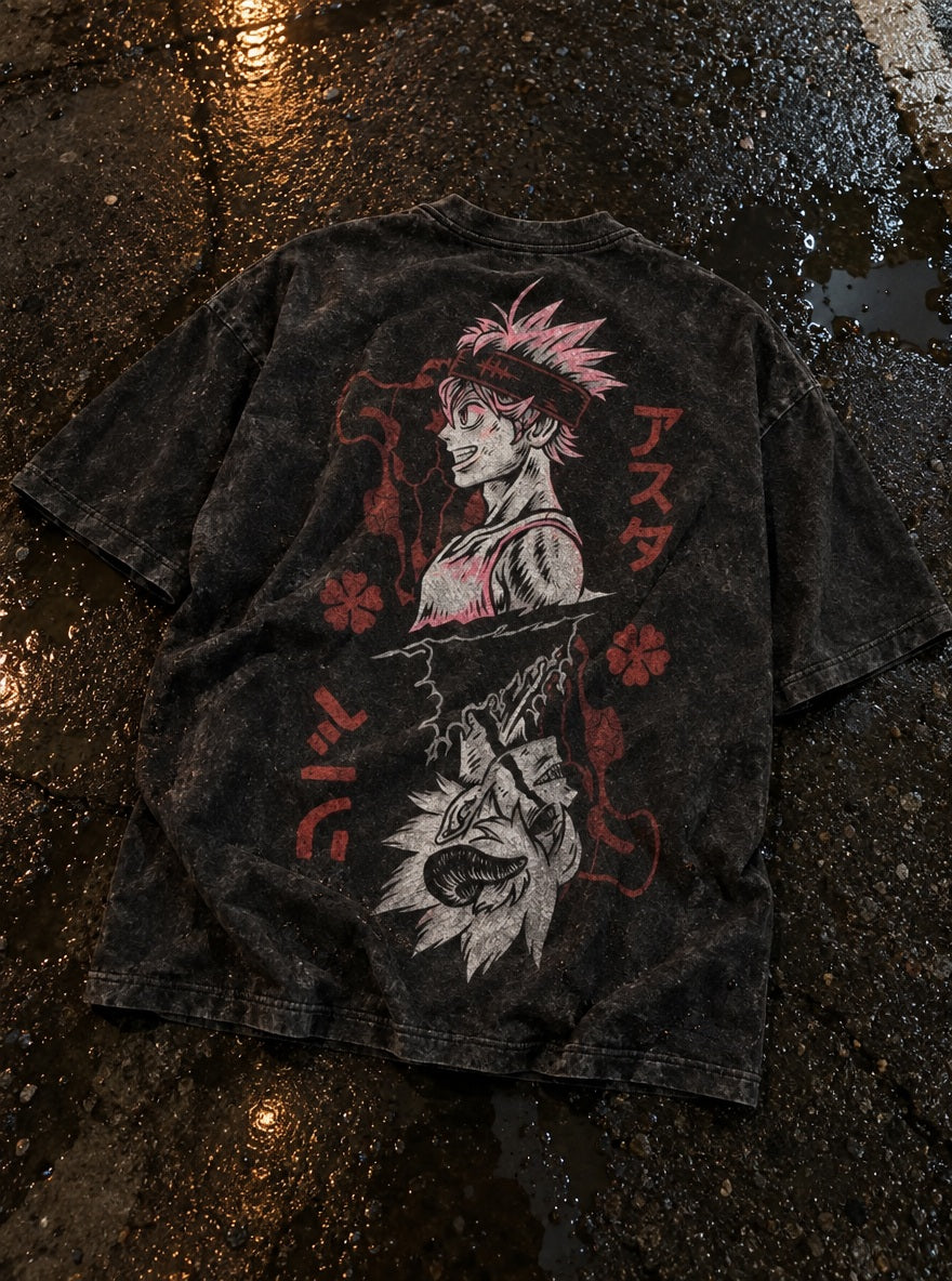 Asta & Liebe – T-Shirt – flat-lay | Black Clover