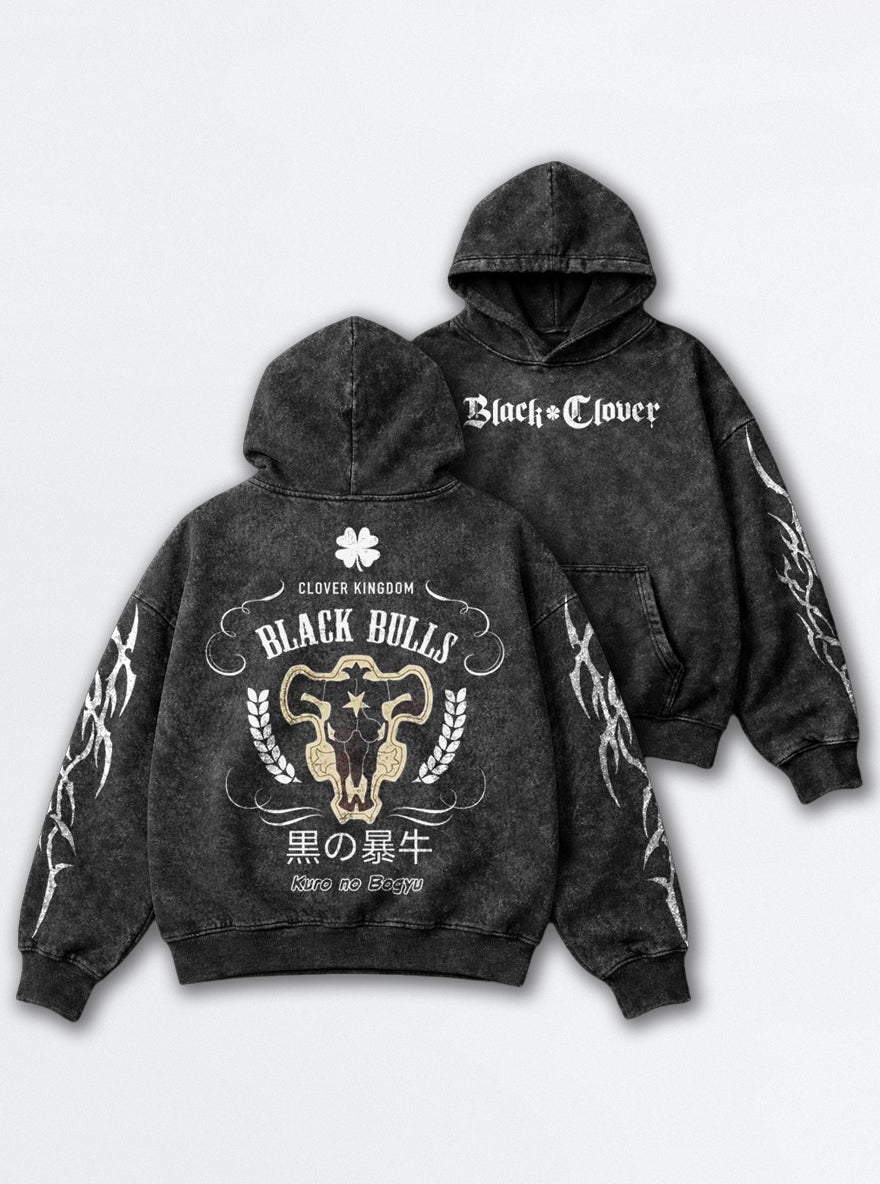 Black Bulls Crest – Hoodie – mockup | Black Clover