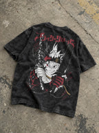 Asta Twin Swords – T-Shirt – flat-lay | Black Clover