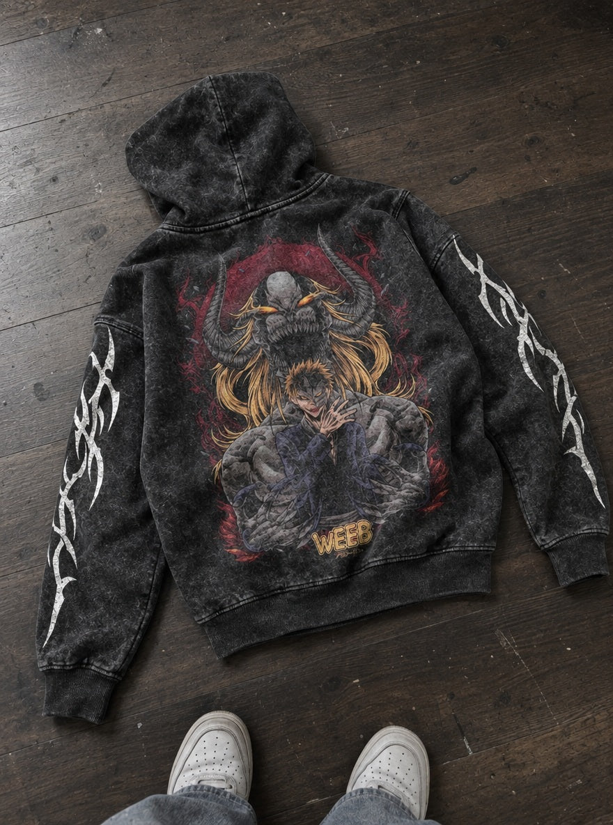 Vasto Lorde Rising – Hoodie – flat-lay | Bleach