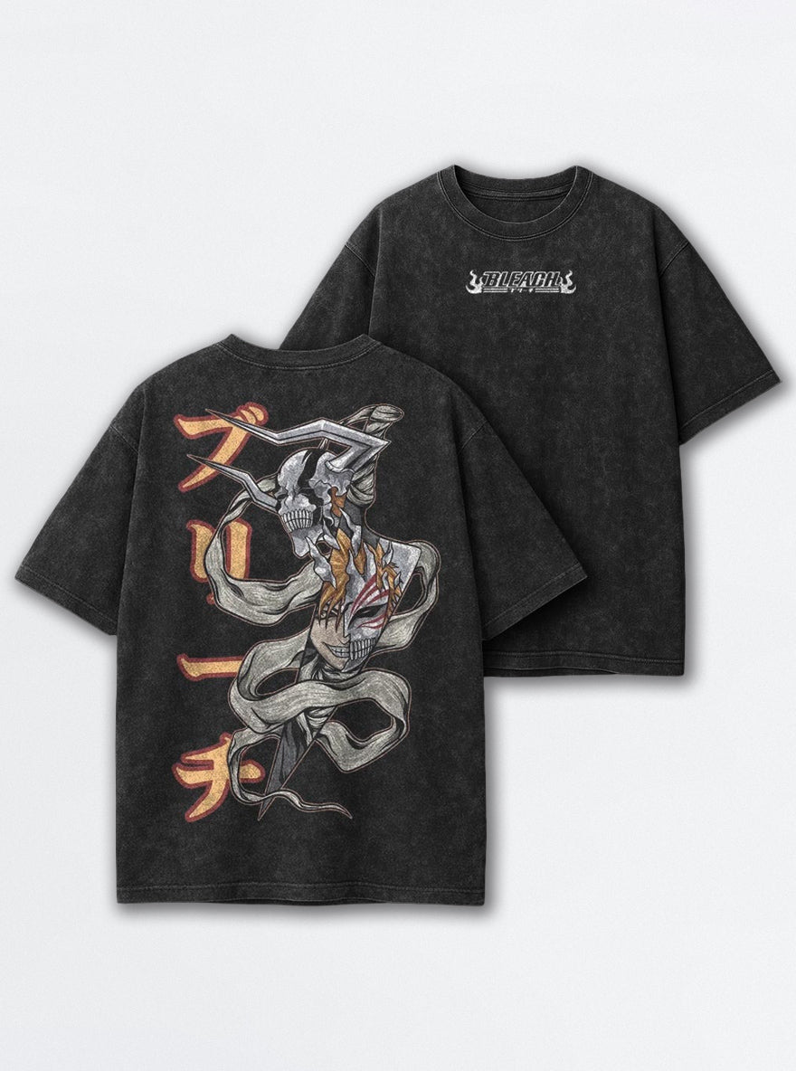 Ichigo Zangetsu Wrap – T-Shirt – mockup | Bleach