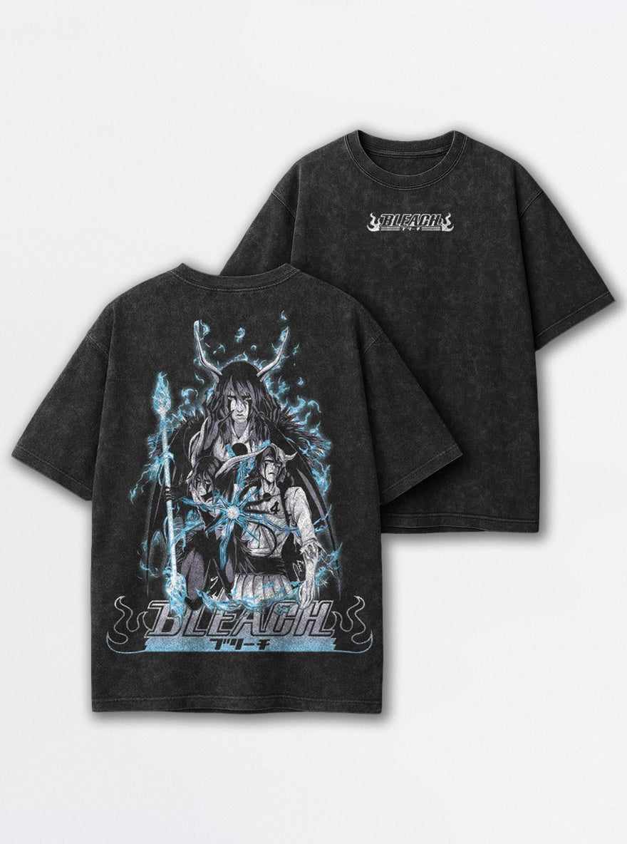 Ulquiorra Blue Lance – T-Shirt – mockup | Bleach
