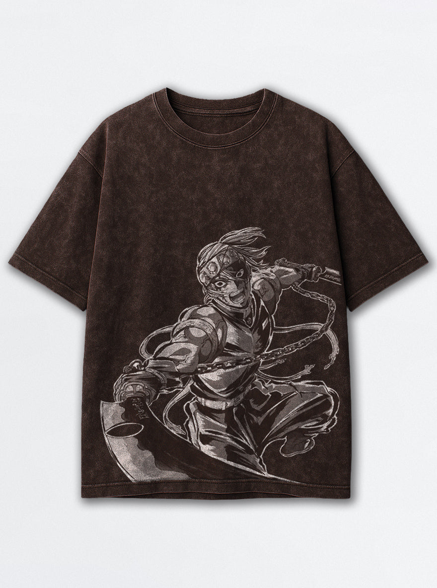 Tengen Flash – Brown T-Shirt – mockup | Demon Slayer