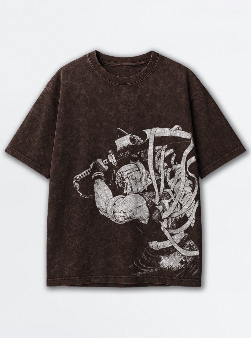 Tengen Uzui – Brown T-Shirt – mockup | Demon Slayer