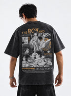 Mahito & Heron – T-Shirt – model shot | Ghibli