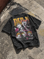 Denji Survival – T-Shirt – flat-lay | Chainsaw Man