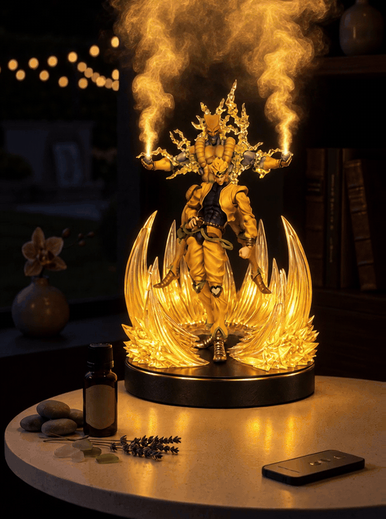 DIO and The World Mist Diffuser Figure – mist in a dark room (animated) | JoJo