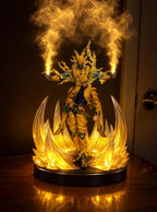 DIO and The World Mist Diffuser Figure – lit with mist in a room at night | JoJo