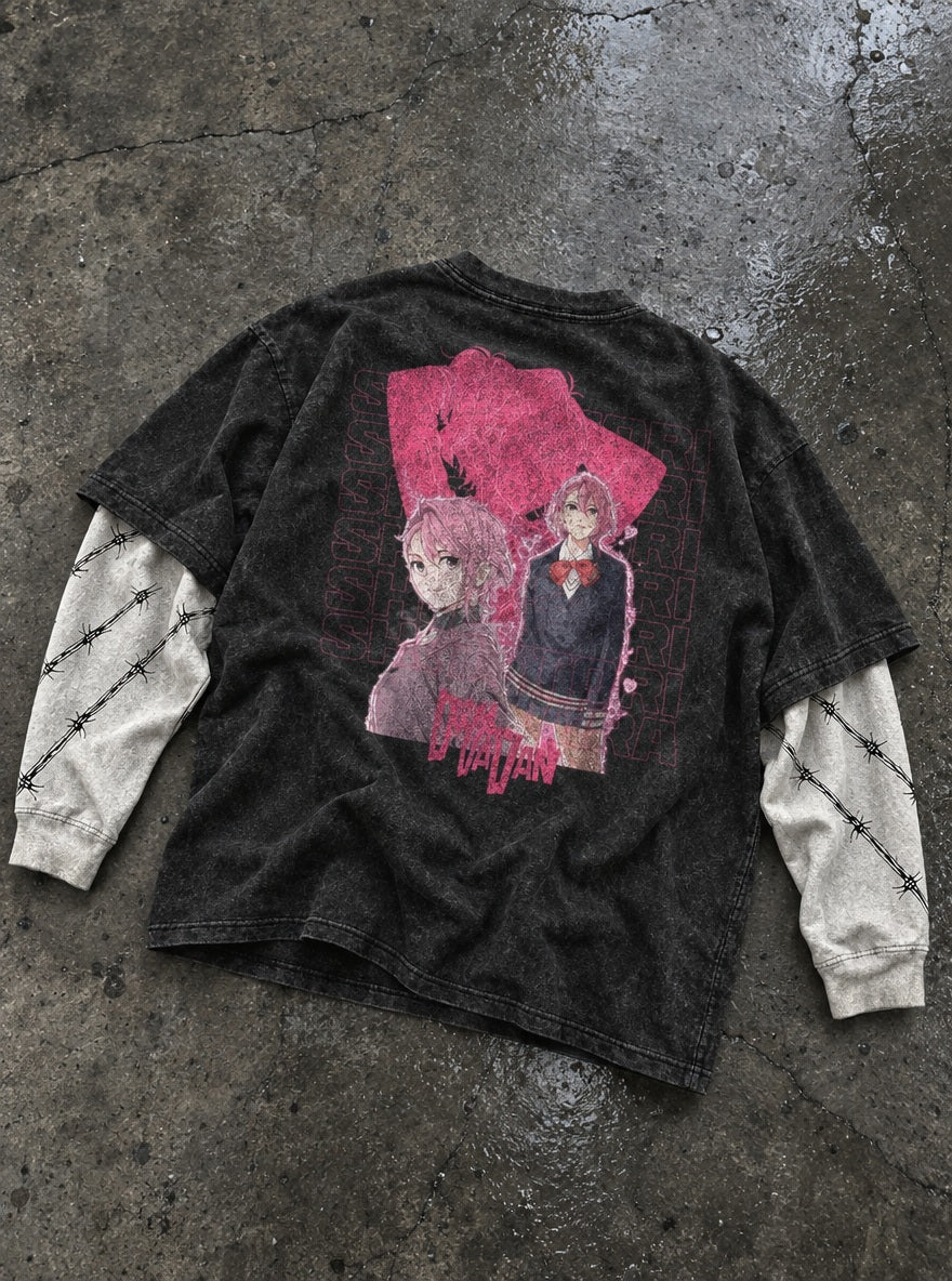Aira Shiratori – Double Sleeves – flat-lay | Dandadan
