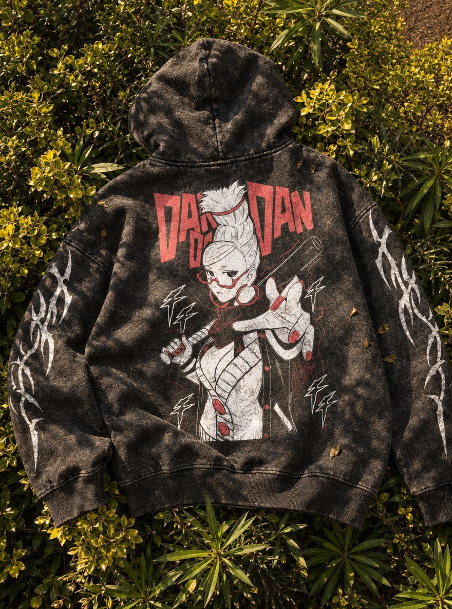 Seiko Bat – Hoodie – flat-lay | Dandadan