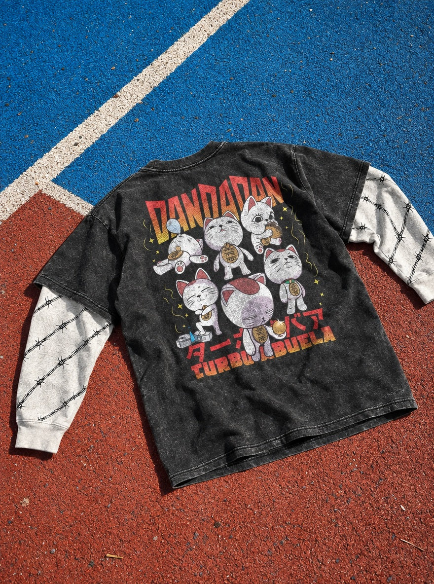 Turbo Granny Cats – Double Sleeves – flat-lay | Dandadan