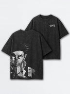 Gyomei Tears – Black T-Shirt – mockup | Demon Slayer
