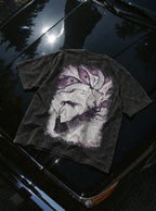 Kokushibo Wrath – Black T-Shirt – flat-lay | Demon Slayer
