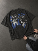 Tengen's Mice – Black T-Shirt – flat-lay | Demon Slayer