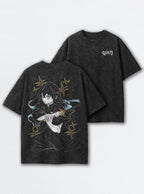Muichiro Blade – Black T-Shirt – mockup | Demon Slayer