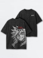 Doma Grin – Black T-Shirt – mockup | Demon Slayer