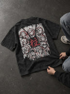 Hashira Group – Black T-Shirt – flat-lay | Demon Slayer