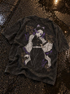 Insect Hashira – Black T-Shirt – flat-lay | Demon Slayer