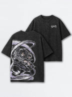Serpent Hashira – Black T-Shirt – mockup | Demon Slayer