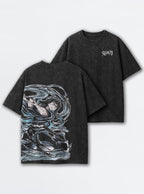 Muichiro Mist – Black T-Shirt – mockup | Demon Slayer