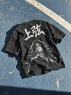 Upper Rank One – Black T-Shirt – flat-lay | Demon Slayer