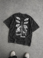 Kokushibo Eclipse – Black T-Shirt – flat-lay | Demon Slayer