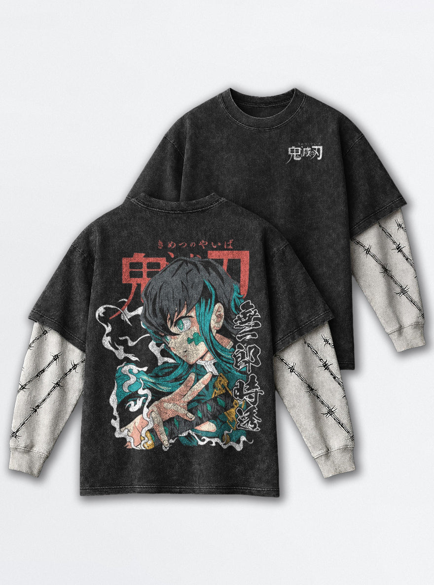 Emerald Strike – Double Sleeves – mockup | Demon Slayer