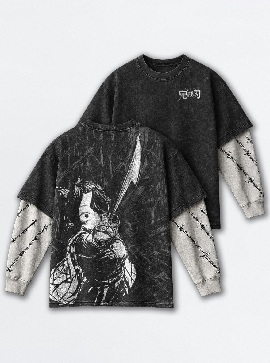 Ink Slash – Double Sleeves – mockup | Demon Slayer