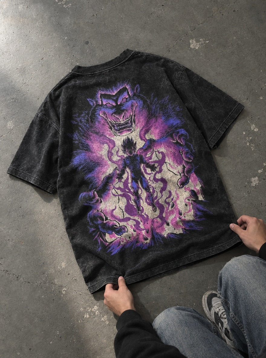 Vegeta Great Ape – T-Shirt – flat-lay | Dragon Ball