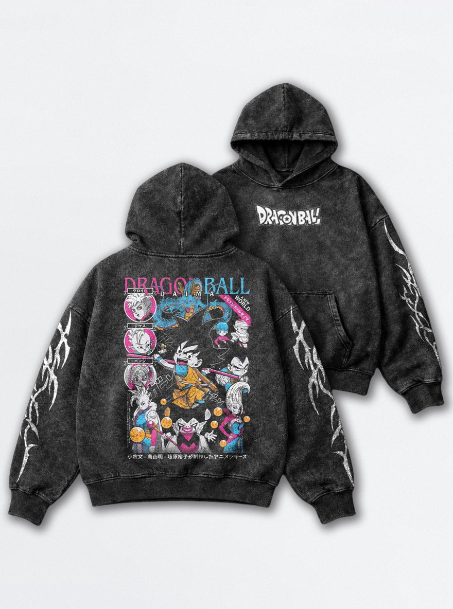 Mini Goku Crew – Hoodie – mockup | Dragon Ball